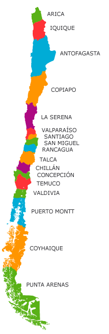 Mapa Chile
